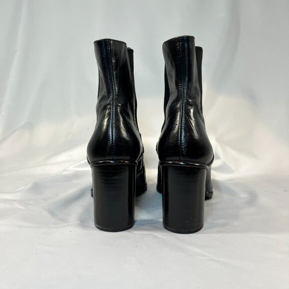 Circa Joan & David Black Leather Ankle Boots | Women’s 7.5 - Picture 3 of 4